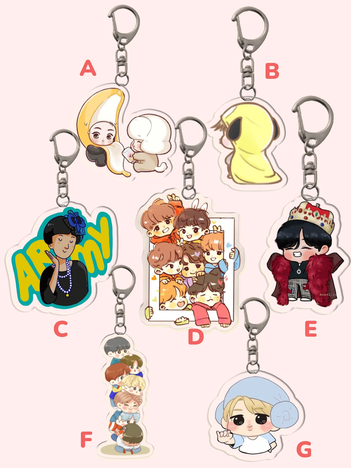 1pc Kpop Star Acrylic Cartoon Keychain/Anime Keychain/Friendship Keychain: Featuring Characters Bag Accessories, Funny Jewelry, And Fans Ideal For Boyfriends, Girlfriends, Family Members, Teachers, Party, And -Themed Cell Phone Decorations. Christmas Gift Ideas Bag Charms Car Accessories Sister