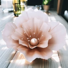 1 Pc Artificial Flower Poppy PE Big Flower For Home Decoration Wedding Guide Photography Props - Multicolor - View 3