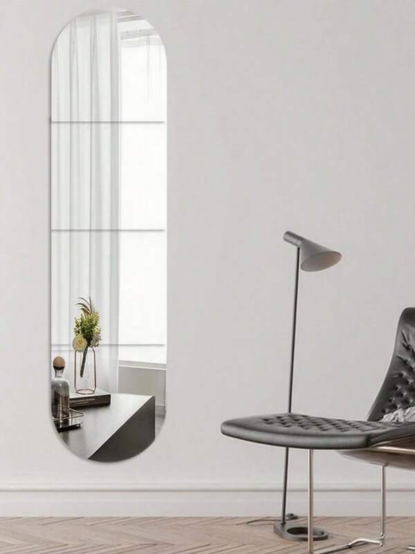 4 قطع / مجموعة ألواح مرآة أكريليك 20 * 20 سم - غير قابلة للكسر ، ملصقات مرآة أكريليك لاصقة ذاتية ، مناسبة لغرفة النوم والجيم المنزلي والخزانة ، سهلة التركيب ، تصميم موفر للمساحة ، يمكن استخدامها مع ورق الحائط ، سهولة التقشير واللصق