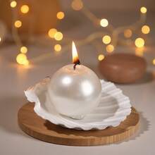 قطعة واحدة، شمع اللؤلؤ الصدفي، شموع العلاج بالروائح، شموع ديكور المنزل، شموع الزفاف، شموع العشاء الرومانسي الفاخرة بالروائح والؤلؤ، شموع صدفية بالروائح الجوية، هدايا مثالية للعطلات
