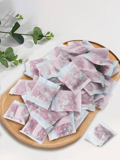 48 sachês desodorizadores de armários com aroma floral - à prova de umidade, à prova de mofo, fragrância duradoura, fáceis de usar, itens essenciais para organização de casa e armários, material plástico, perfeitos para refrescar armários e cômodos (devido aos diferentes lotes, nossas embalagens podem ter impressão ou não. Pedimos desculpas por qualquer inconveniente causado)