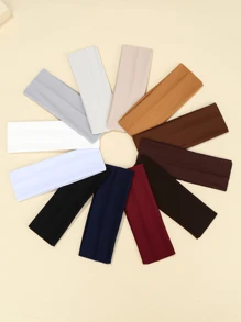 18 Stück/4 Stück Mehrfarbige elastische schweißabsorbierende Sport-Stirnbänder für Frauen & Männer, Yoga-/Lauf-Haaraccessoires, Herbst-Kopftuch, Damen Bandana, modischer Haarkranz, Herbst-Haarband