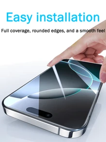 6Pcs Tempered Glass Compatible With IPhone 17 16 15 14 13 12 11 Pro Max Air X XS XR Mini 7 8 14 Plus Screen Protector Compatible With IPhone 14 15 Pro Max Glass - Clear - View 7