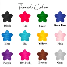 定制1/3/5件装刺绣姓名贴片 - 个性化熨烫/缝纫贴片，3-6英寸，适用于夹克、帽子、妈妈礼物等。多功能、装饰性、字母、时尚、现代、多彩、可爱、休闲、定制、个性化、独特、个性化、送给他的理想礼物、送给她的理想礼物、定制儿童成长纪念品、圣诞礼物用品、旅行收纳用品。 - 彩色 - 查看 10