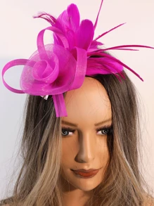 1 Pc Fascinators Hats For Women Tea Party Fascinator Hats Vintage 50s Headwear Wedding Church Derby Hat, Tiny Hats, Mini Fascinator, Mini Top Hat , Mini Cap, Autumn, Rave, Halloween Accessories, Bride To Be