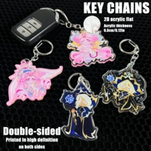 饼干跑酷，饼干王国亚克力钥匙扣，动漫图案，汽车钥匙扣挂件，钥匙链，钥匙圈，包包挂饰，送给朋友的特别礼物 - CRK - 查看 3