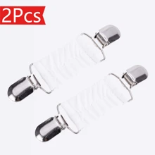 1/2/3/4/6/8pcs Vintage Rhinestone Shawl Clips, European And American Style Sweater Clips, Scarf Clips, Anti-Slip Brooch Collar Clips, Alloy Accessories