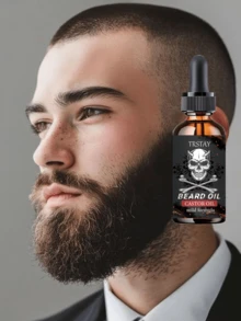Smooth And Nourishing Beard Care Oil Prevents Tangles And Chaos With Light Essential Oil Penetration For Softer Whiskers And Stylish Contours Hydrating Formula For Healthy Beard Growth And Shine - Multicolor - View 2