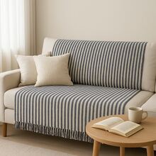 Giant Luxury Sofa Blanket 120x210 Protective Sofa Cover Type - 灰霧 - 查看 10