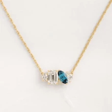 1pc December Birthstone Fashion Necklace For Women, Casual Luxury Style, Suitable As Gift