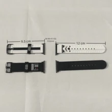 Star Wars 1/2pcs Star Wars Black And White Stormtrooper Silicone Smartwatch Band, Compatible With For Apple Watch, Ideal Gift For Holidays