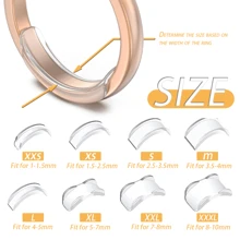 24/32 Pieces Of Ring Adjuster, Transparent Ring Adjuster, Invisible Inner Sticker, Ring Size Adjustment Pad, No Trace, Anti Slip, Suitable For All Rings, Suitable For Weddings, Men's And Women's Jewelry Accessories(More Suitable For Larger Rings) - View 6