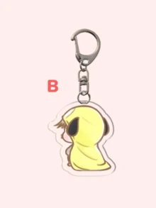 1pc Kpop Star Acrylic Cartoon Keychain/Anime Keychain/Friendship Keychain: Featuring Characters Bag Accessories, Funny Jewelry, And Fans Ideal For Boyfriends, Girlfriends, Family Members, Teachers, Party, And -Themed Cell Phone Decorations. Christmas Gift Ideas Bag Charms Car Accessories Sister