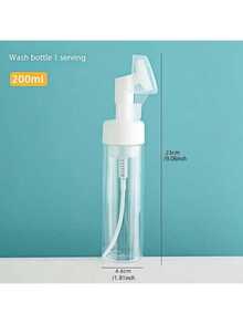 1 Stück 100/150/200ml tragbare Silikon Schaumspender Flasche, für selbstgemachten Schaumreiniger, Shampoo, geeignet für Zuhause, Reisen, einfach mitzunehmen