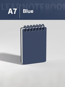 Libreta mini A7 con diseño de alta calidad, páginas desprendibles, plegable 360°, 80 hojas/160 páginas, carcasa de PP mate resistente al agua, adecuada para oficina, escuela, reuniones, contabilidad, DIY, registro de vida, conferencias de estudiantes, reuniones de trabajo, planificación de fitness, vuelta al cole, trabajo, etc.