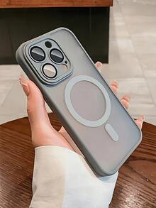 奢华磨砂外壳无线充电防震外壳适用于 Apple 17 16 15 14 13 12 11 Pro Max 带半透明装甲保护套