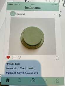 纯色格子图案磁性手机支架适用于 、Android 手机，生日、家人、朋友礼物推拉式手机握把手机配件 - 彩色 - 查看 5