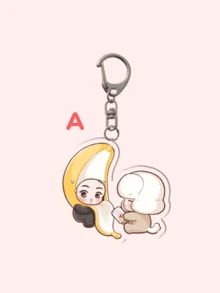1pc Kpop Star Acrylic Cartoon Keychain/Anime Keychain/Friendship Keychain: Featuring Characters Bag Accessories, Funny Jewelry, And Fans Ideal For Boyfriends, Girlfriends, Family Members, Teachers, Party, And -Themed Cell Phone Decorations. Christmas Gift Ideas Bag Charms Car Accessories Sister