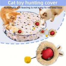 Rechargeable Interactive Cat Ball Toy - USB Auto Charging, Motion Sensor - Multicolor - Ver 2