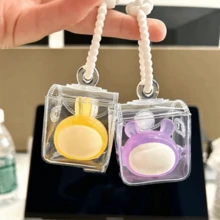 Mini PVC Transparent Storage Bag Doll Display Bag 3D Collectible Blind Box Organizer Bag With Buckle Coin Purse - Multicolor - View 1