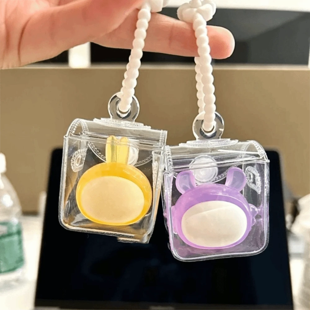 Mini PVC Transparent Storage Bag Doll Display Bag 3D Collectible Blind Box Organizer Bag With Buckle Coin Purse - Multicolor - View 1