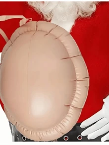1pc Inflatable Belly Costume, Decoration, Suitable For Parties, Home Entertainment, Inflatable Belly, PVC Material, Christmas Funny Belly, Inflatable Beer Belly, Stage Play Role Play And Party Props - Multicolor - View 3