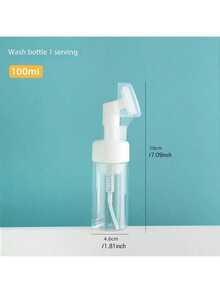 1 Stück 100/150/200ml tragbare Silikon Schaumspender Flasche, für selbstgemachten Schaumreiniger, Shampoo, geeignet für Zuhause, Reisen, einfach mitzunehmen