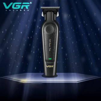  VGR Hårtrimmer Sladdlös Justerbar Hastighet Hårklippare Digital Display Elektrisk Bärbar Hårtrimmer USB Uppladdningsbar Finishing Herrhårklippare V-995
