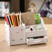 4-Tier File Storage Rack Desk Organizer File Rack Office Sorting File Holder - 白色 - 查看 4