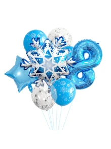 哑光雏菊粉彩数字和蝴蝶气球套装 - 非常适合情人节、生日、毕业典礼、公主派对和摄影道具 - 多色 - 查看 21