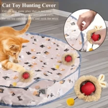 Rechargeable Interactive Cat Ball Toy - USB Auto Charging, Motion Sensor - Multicolor - Ver 3
