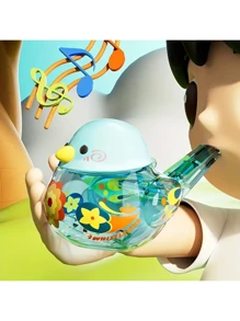 Water Charged Bird Whistle Toy For Kids - Educational Sound Producing Water Activated Chirping Bird, Durable ABS Resin, Fun Learning & Entertainment, Red/Blue/Yellow