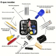 Watchmaker Tool Kit Watch Repair Maintenance Tool Case Watch Repair Kit - Silver - View 8