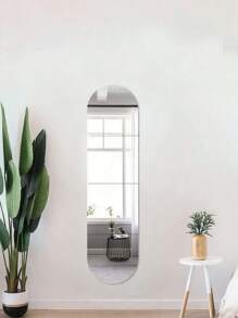 4 件/套 20*20 厘米亚克力镜面贴纸 - 牢不可破，无框自粘亚克力镜面贴纸，适用于卧室、家庭健身房和衣柜，易于安装，节省空间的设计，可与墙纸一起使用，方便撕下和粘贴