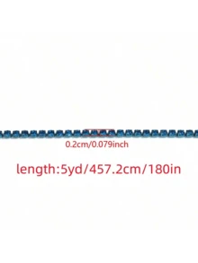 5mm Multi-Color Crystal Rhinestone Cup Chain Trim, Electrophoretic Colorful Crystal Claw Chain, 2mm Dense Single Row Rhinestone Chain, DIY Jewelry Accessories, Clothing Trim - Multicolor - View 2