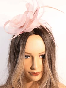 1 Pc Fascinators Hats For Women Tea Party Fascinator Hats Vintage 50s Headwear Wedding Church Derby Hat, Tiny Hats, Mini Fascinator, Mini Top Hat , Mini Cap, Autumn, Rave, Halloween Accessories, Bride To Be