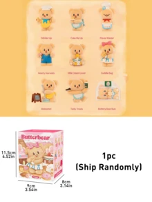 Butter Bear Bakery Flocking Blind Box - Adorable Plush Figures, Multiple Character Variations, High-Quality Flocking Material, Detailed Bakery-Themed Designs, Fun Collectible Series, Surprise Unboxing Experience, Perfect For Collectors And Gift-Givers, Ideal For Home Or Office Decoration, Brings Joy To Any Space, Great For Birthday Or Holiday Gifts, Must-Have For Bear Enthusiasts, Stylish And Cute Display Pieces, Limited Edition Series. - Multicolor - View 13