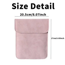 适用于 Kindle Paperwhite/Colorsoft/Signature Edition（2024-2012 款）的 6 英寸、6.8 英寸、7 英寸通用保护套，也兼容 6-6.8 英寸 Kobo/Tolino/Pocketbook 电子阅读器，粉色 - 粉色 - 查看 6