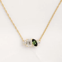 1pc December Birthstone Fashion Necklace For Women, Casual Luxury Style, Suitable As Gift
