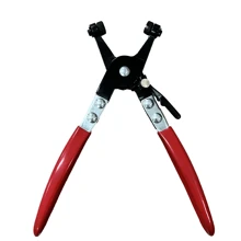 1PC/2PCS Hose Clamp Pliers, Disassembly Kit With Long Steel Wire Spring Hose Clamp, Manual Tool Pliers With Wire Bundle, Suitable For Car Maintenance Manual Tool Set - Red - View 9