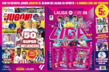 Panini PANINI LIGA ESTE 2025-2026 CROMOS DE FUTBOL COLECCIONABLE CAJA 50 SOBRES Y ALBUM + REVISTA JUGON +5 SOBRES + CAJA 50 SOBRES,CAJA 50 + CHILE LIGA 150U,25SOBRES SUELTOS ETC.. GRAN SURTIDOS DE MODELOS PARA ELEGIR OFICIAL Y ORIGINAL GARANTIZADO