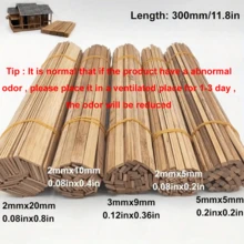 10pcs 30CM/11.81in DIY Model Building Construction Bamboo Strips