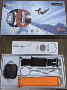 New Series 8 Ultra Watch 2 Waterproof Wireless Sports Smart Watch T800 - Black - View 2