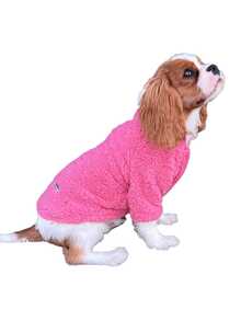 Dog Clothes Male Female Small Winter Spring For Pets Cat - 乾枯玫瑰色 - 查看 1