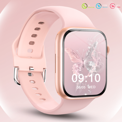 1pc Unisex Comfortable Silicone Strap Smart Watch With Wireless Calling, Pedometer, Calorie Counter, Distance Tracking, Multi-Sport Modes, Music Control, Remote Camera, Notification Alerts, Alarm Clock, 2.01" Full-Screen Touch Display, Suitable As Christmas, Holiday Gift