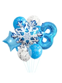 哑光雏菊粉彩数字和蝴蝶气球套装 - 非常适合情人节、生日、毕业典礼、公主派对和摄影道具 - 多色 - 查看 24