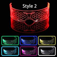 新款LED防护眼镜，7种颜色可选，未来感设计，11种灯光模式，适用于蜂窝灯光秀、夜店、DJ派对、嘉年华和角色扮演装饰。 - 科技眼鏡 - 查看 14