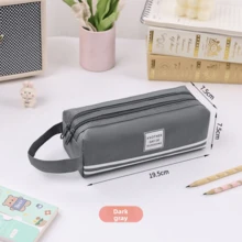 1 Piece Hoinya Large Pencil Case For Boys - Office Stationery Organizer, Makeup Bag Alternative, Pouch Bag With Pen Holder & Portable Design - School Essentials, College Student Must-Have, Teen Backpack Accessory, Adult Work Supplies, Girl Unisex Storage, Classroom Organization, Dorm Room Desk Organizer, Teacher's Aid, Homeschool Supply, Travel Pencil Pouch, Workplace Efficiency Tool, Art Supply Carrier