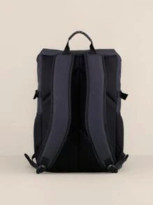 Unisex Mesh Backpack 17 Inch, Graphite Sport Bag With Hydration Pockets, Breathable Daypack For Gym, Hiking & Travel - Navy Blue - View 4