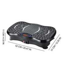 LIPETY Vibrator, Full Body Vibration Board Exercise Equipment With Resistance Bands, Women Men Weight ,Quiet Motor Speed Control, Wireless Speaker, With Remote Control, Without Battery For Weight Loss Shaping Toning Wellness Home Gyms Workout - UK Plug(220-240V) - View 12
